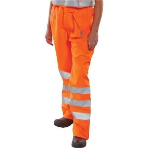 BSeen High Visibility XXXLarge Safety Trousers Orange