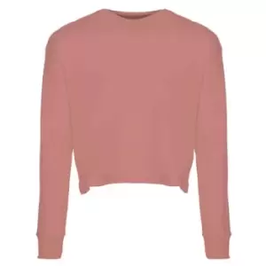 Next Level Womens/Ladies Long-Sleeved T-Shirt (XS) (Desert Pink)