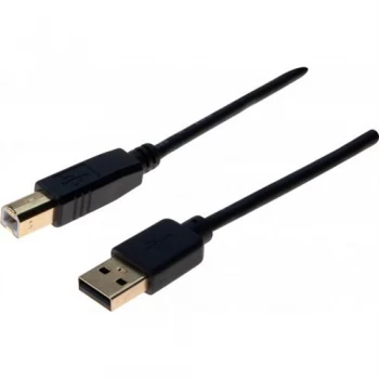 1.5m Premium Black USB 2.0 A To B Cable