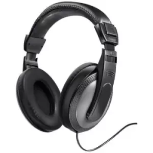 Hama ShellTV TV Over-ear headphones Corded (1075100) Stereo Dark grey, Black