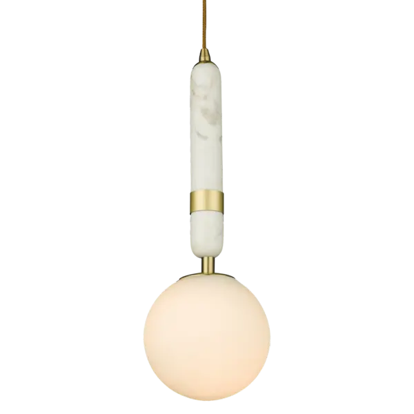 La Spezia Globe Pendant Ceiling Light Brass, E14