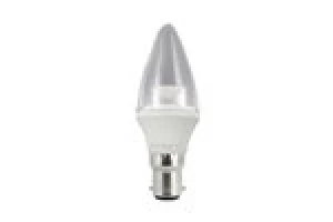 Integral Candle 3.4W (25W) 2700K 250lm B15 Non-Dimmable Clear Lamp