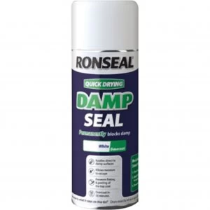 Ronseal Quick Dry Damp Seal Aerosol White 400ml