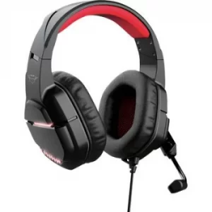 Trust GXT448 NIXXO Gaming headset 2x 3.5mm jack (audio/phono), 3.5mm jack Stereo, Corded Over-the-ear Black/red