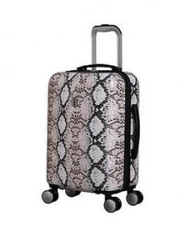 It Luggage Sheen Snake Print Cabin Case