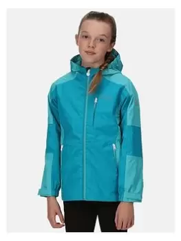 Boys, Regatta Kids Calderdale Ii Waterproof Jacket - Turquoise Size 3-4 Years