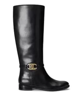 Lauren by Ralph Lauren Bridgette-boots-tall Boot - Black, Size Us 9 = UK 7, Women
