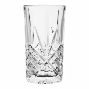 Interiors by PH Beaufort Set Of 4 Crystal Hi Ball Glasses, Clear