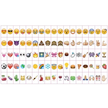85pc Emoji Booster Pack for A4 Lightbox Pukkr