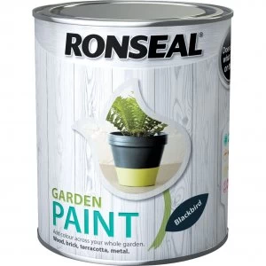 Ronseal General Purpose Garden Paint Blackbird 750ml