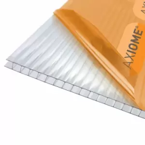Axiome Clear 6mm Twinwall Polycarbonate Roofing Sheet - 1000 x 2000mm