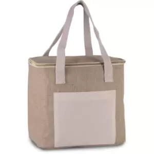 Kimood Large Jute Cool Bag (L) (Natural)