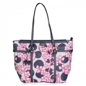 Radley Blossom spot large tote shoulder bag - Grey