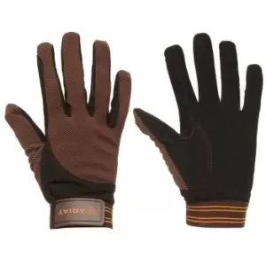 Ariat Tek Grip Gloves Ladies - Brown