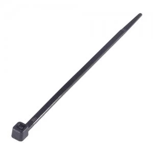 CONNEkT Gear Plastic Cable Ties (High Tensile Strength) 200 x 4.5mm - Pack of 100 Black