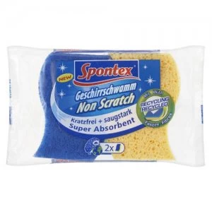 Spontex Non-Scratch Sponge Scourers - Pack of 2