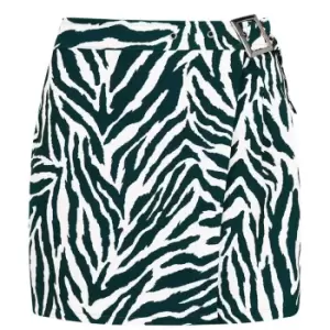 I Saw It First Belted Mini Skirt - Green