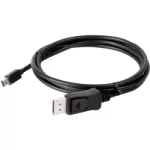 club3D Mini DisplayPort / DisplayPort Adapter cable Mini DisplayPort plug, DisplayPort plug 2m Black CAC-1115 DisplayPort cable