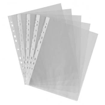 Nice Price A4 Punched Pocket Clear 35 micron 270486 Pack of 100 WX24001