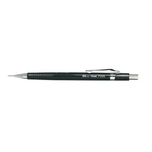 Pentel P205 0.5mm Plastic Steel Lined Automatic Pencil Barrel Black with 6 x HB 0.5mm Leads Pack of 1 Pencil
