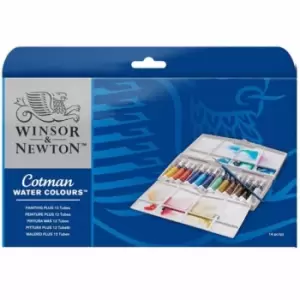 Winsor and Newton Cotman Watercolour Tube Painting Plus Set, none