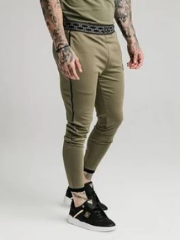 SikSilk Scope Track Pants - Khaki Size M Men