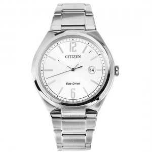 Citizen Eco-Drive Mens Stainless Steel Watch AW1370-51A