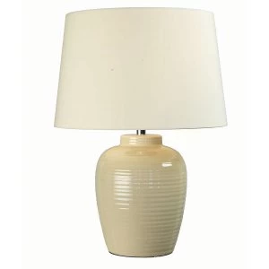 The Lighting and Interiors Group Lume Table Lamp - Cream