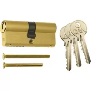 ERA 6 Pin Euro Double Cylinder 40-40mm in Brass