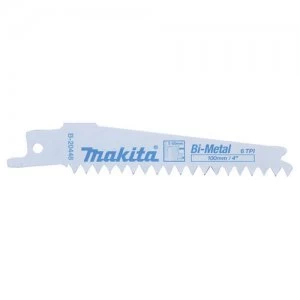 Makita Bi Metal Reciprocating Plasterboard Blades 100mm Pack of 5