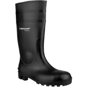Dunlop FS1600 142PP Unisex Safety Wellington Boots (43 EUR) (Black) - Black