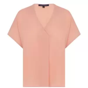 French Connection Crepe Light Top - Pink
