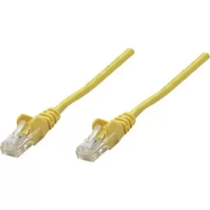 Intellinet 319744 RJ45 Network cable, patch cable CAT 5e U/UTP 2m Yellow