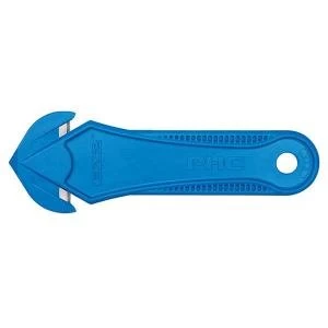 Pacific Handy Cutter Concealed Blade Safety Cutter Ambidextrous Blue