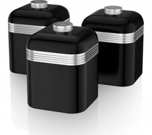 Swan Retro SWKA1020BN 1-litre Canisters Pack of 3