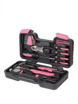Streetwize Accessories 39 Piece Pink Tool Kit
