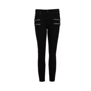 AllSaints AllSaints Miller Zip Jeans Womens - Black