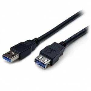 1m Black SuperSpeed USB 3.0 Extension Cable A to A MF