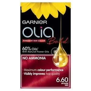 Garnier Olia 6.60 Intense Red Permanent Hair Dye Red
