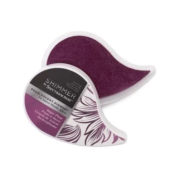 Crafter's Companion Spectrum Noir Shimmer Pearl Pigment Ink Pad Purple Sugar Plum