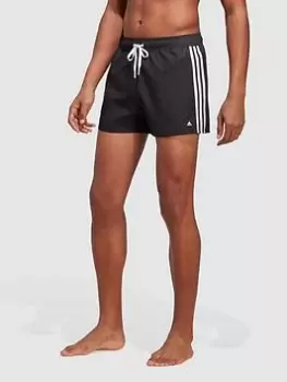adidas Sportswear 3-stripes Clx Swim Shorts, Black/White, Size S, Men