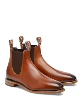 R.m. Williams Mens Chinchilla Burnished Pull On Chelsea Boots