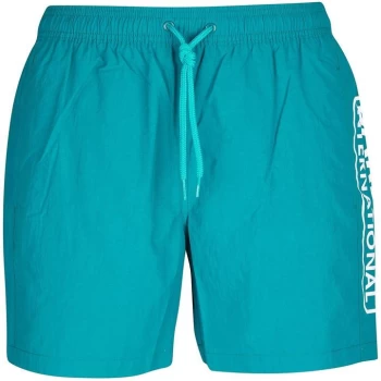 Barbour International Large Logo Swim Shorts - Green