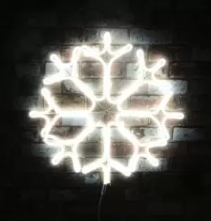Lyyt LED Neon Effect Outdoor Christmas Snowflake