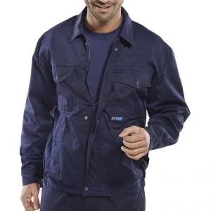 Super Click Workwear Drivers Jacket 50" Navy Blue Ref PCJHWN50 Up to