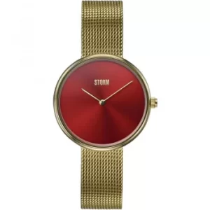 Ladies Storm Selina Gold Red Watch