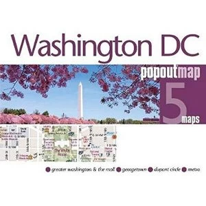 Washington DC PopOut Map Sheet map, folded 2018