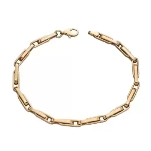 JG Signature 9ct Gold Long Links Bracelet