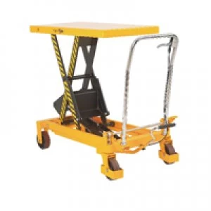 Slingsby Yellow and Black Mobile Lifting Table 500KG Capacity 329458