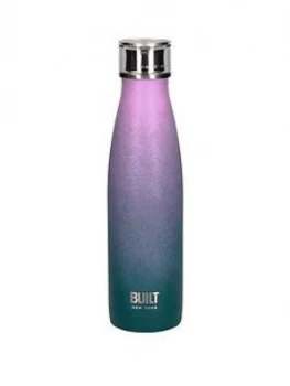 Built Hydration Double Walled Stainless Steel Water Bottle ; Pink And Blue Ombre